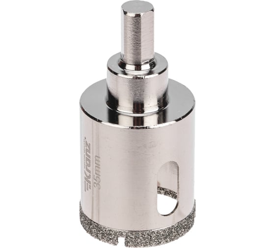 Изображение товара Коронка алмазная с центровочным сверлом по керамограниту 35 мм KRANZ KR-92-0011