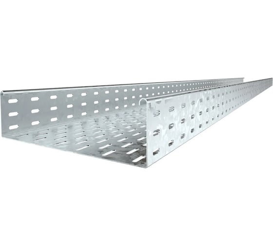 Изображение товара Листовой кабельный лоток OBO Bettermann SKS 860 FT, 85х600х3000 мм, S=1,5 мм, перфорированный, сталь, горячий цинк 6058744
