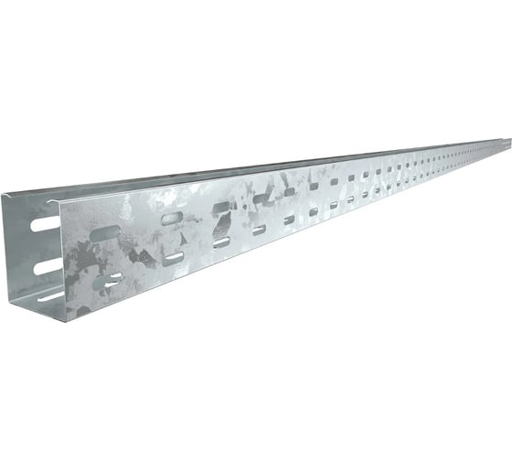 Изображение товара Листовой кабельный лоток OBO Bettermann SKS 605 FT, 60х50х3000 мм, S=1,5 мм, перфорированный, сталь, горячий цинк 6056634