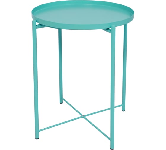 Изображение товара Журнальный стол AKS Home TRICK, зеленый, d 420х520 91083