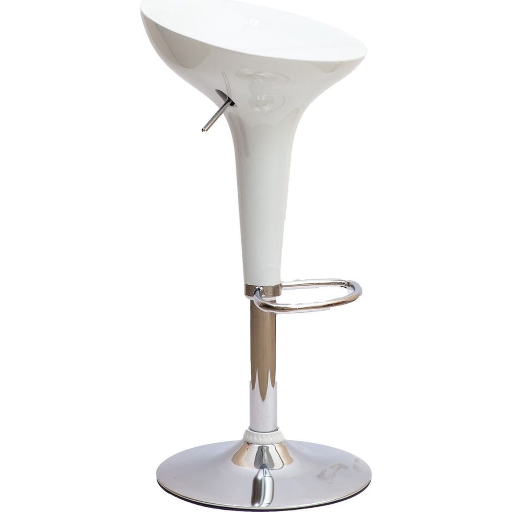 Изображение товара Барный стул AKS Home BOMBA белый современный с регулировкой и вращением