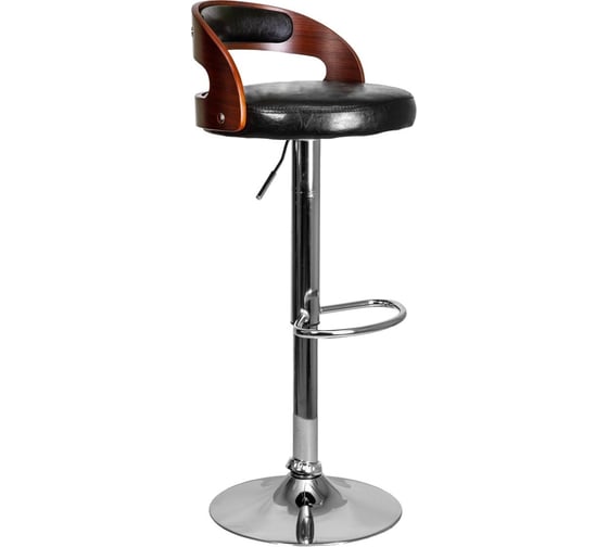 Изображение товара Барный стул AKS Home BRUNO, черный/хром 31844