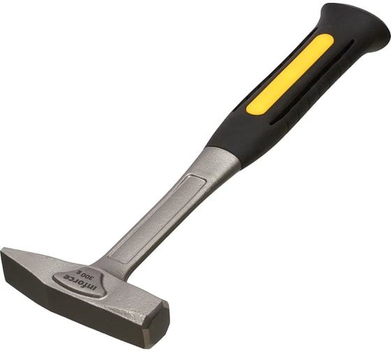 Изображение товара Слесарный цельнокованый молоток Inforce 300 г 06-16-12