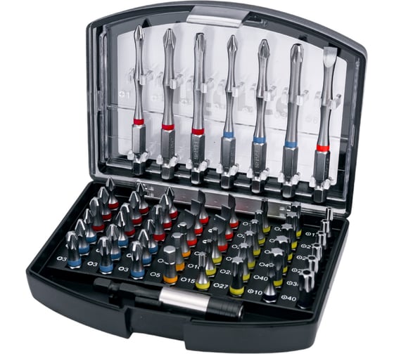 Изображение товара Набор бит с держателем 56 предметов Inforce 11-01-288