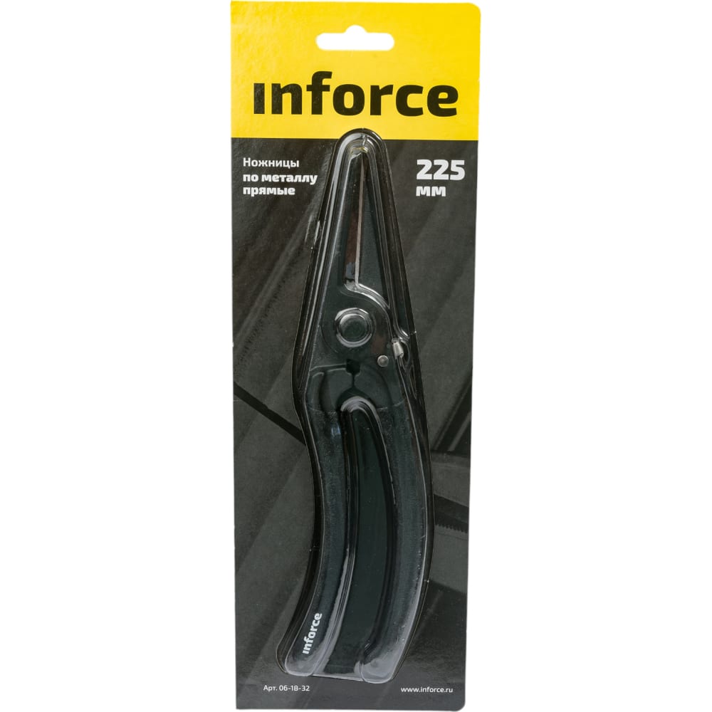 Прямые ножницы по металлу Inforce прямые ножницы по жести fit
