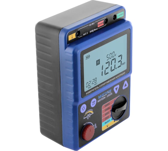 Изображение товара Измеритель сопротивления изоляции - мегаомметр МЕГЕОН 13225 к0000011556