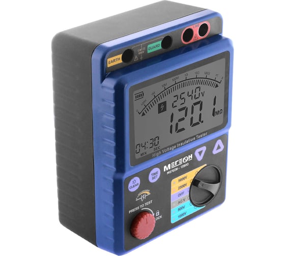 Изображение товара Измеритель сопротивления изоляции – мегаомметр МЕГЕОН 13900 к0000011558