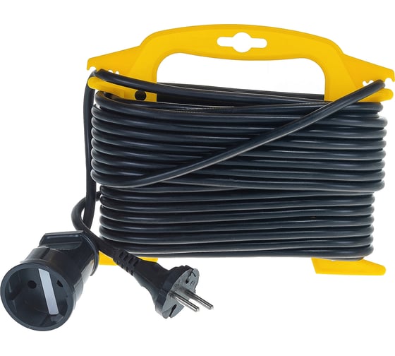 Изображение товара Удлинитель на рамке STAYER MF 207, 15 м, 2200 Вт, 1 гнездо, ПВС 2х0,75 мм2, 55014-15_z01