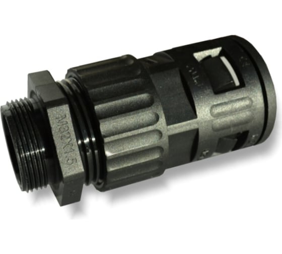 Изображение товара Муфта для гофрированных труб Weyer WQGZ1-M32B/AD31.5 - коннектор прямой, нар. M32x1.5 WE0402400