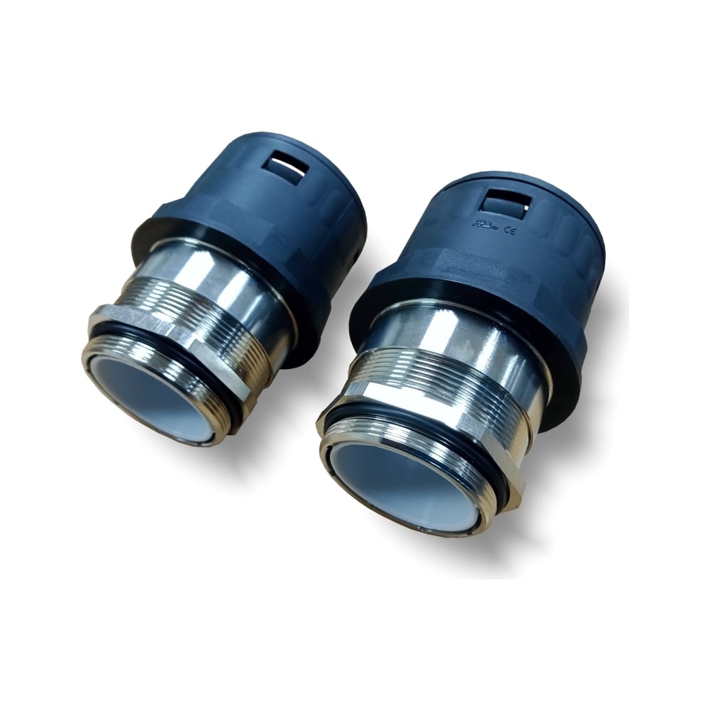 Муфта для гофрированных труб Weyer WQGMZ-M50B/AD54.5 - коннектор прямой, нар. M50x1.5 WE0603500