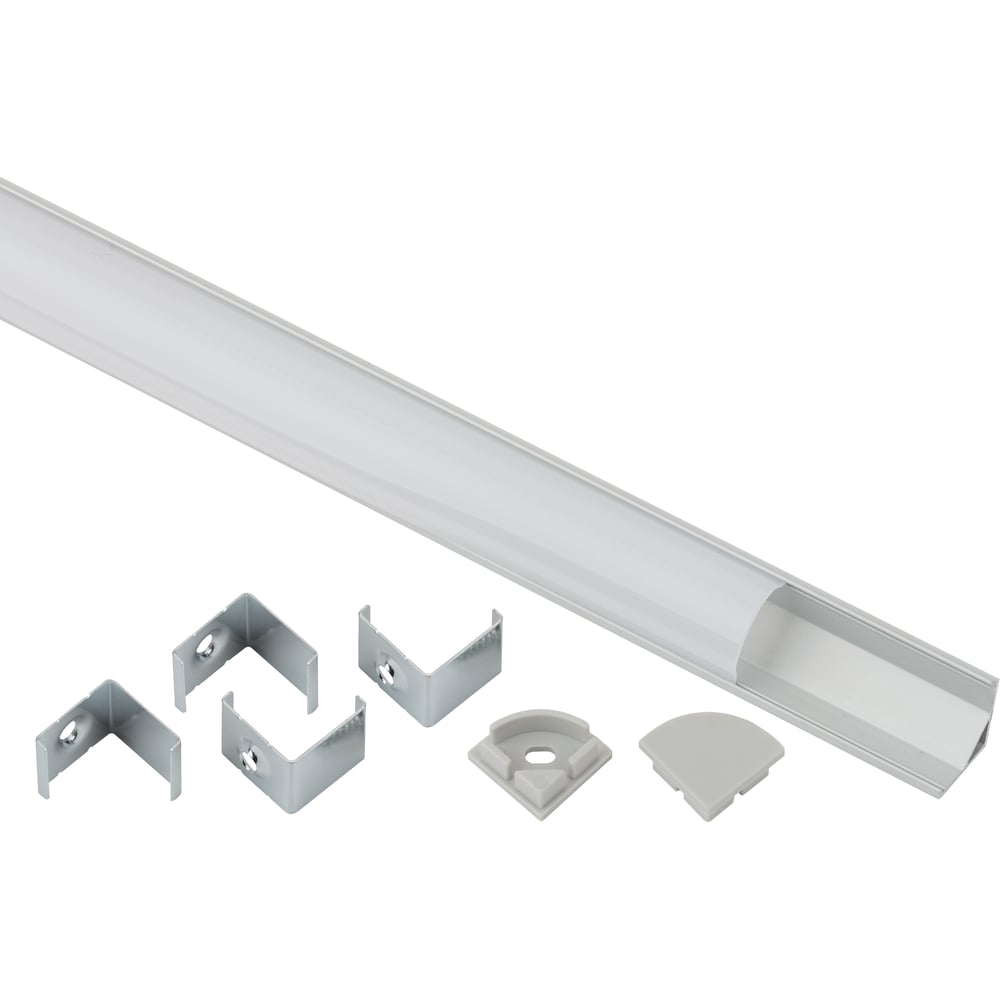 Изображение товара Комплект углового алюминиевого профиля ЭРА CAB280 16х16мм 2м