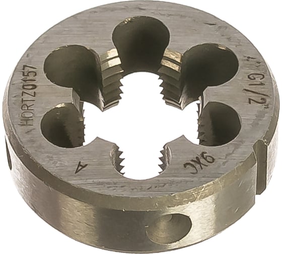 Изображение товара Трубная цилиндрическая плашка HORTZ G 1/2" 9ХС 204131