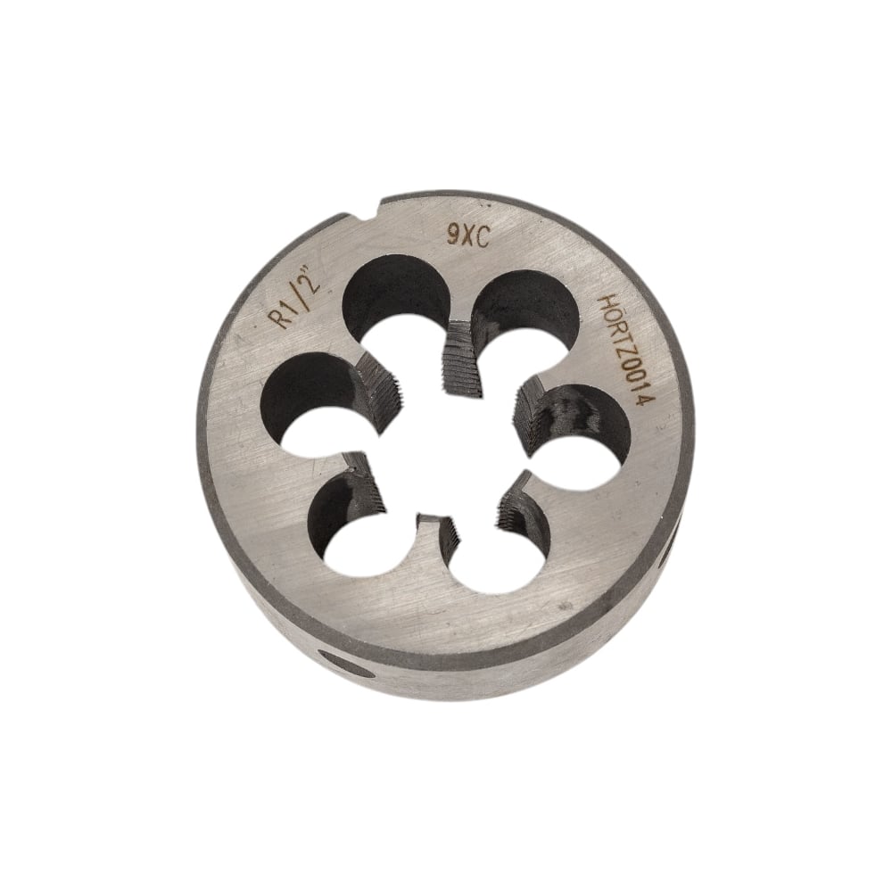 Изображение товара Трубная коническая плашка HORTZ R1/2 9ХС 204146 для трубных соединений