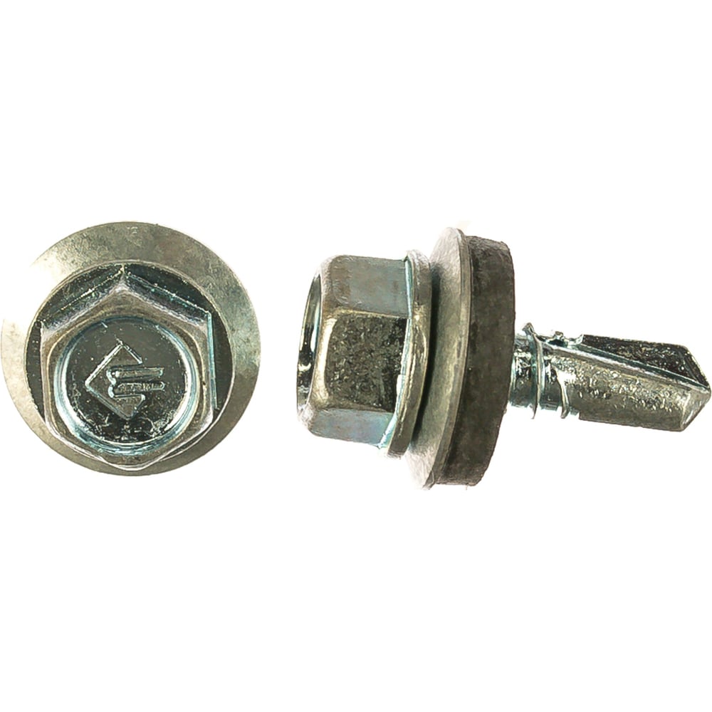 Изображение товара Саморезы Зубр для крепления кровельных материалов к металлическим конструкциям, оцинкованные, 6,3x19 мм, 2000шт 4-300310-63-019