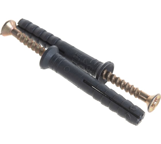 Изображение товара Дюбель-гвоздь STAYER полипропиленовый потайный бортик 6 x 40 мм 2500 шт 30640-06-040