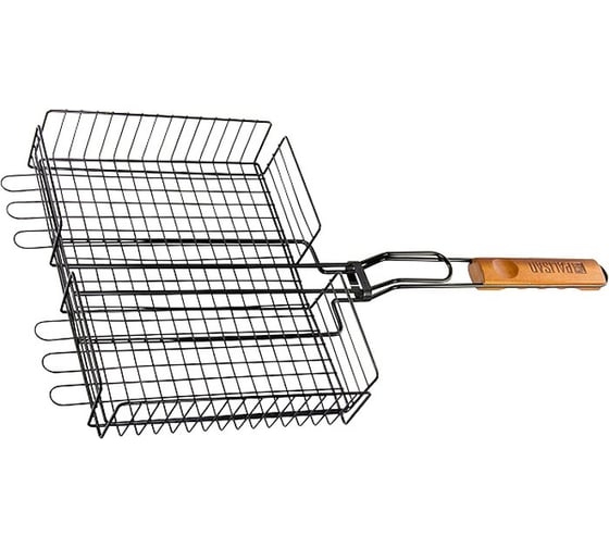 Изображение товара Решетка-гриль PALISAD Camping 250x310x65мм, объемная, антипригарное покрытие 69552