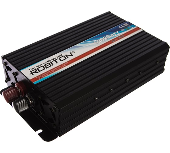 Изображение товара Инвертор 1000W две евро розетки Robiton R1000 13203