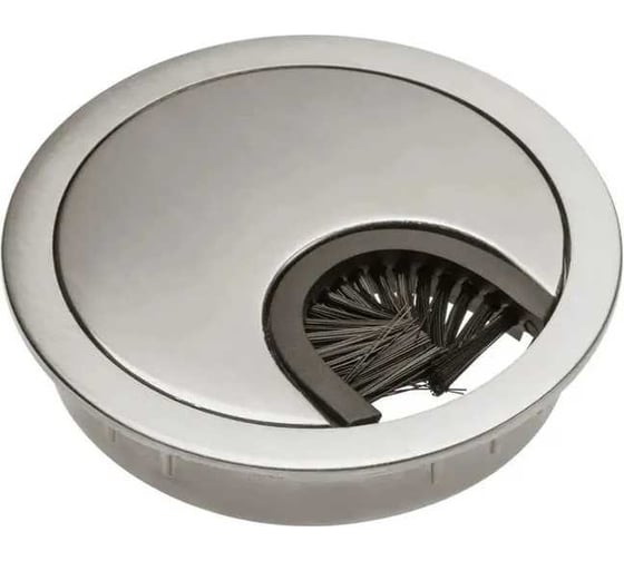 Изображение товара Мебельная заглушка пропуск под кабель для стола для проводов -PK-R60-05 Inrior  INRIOR-PK-R60-05