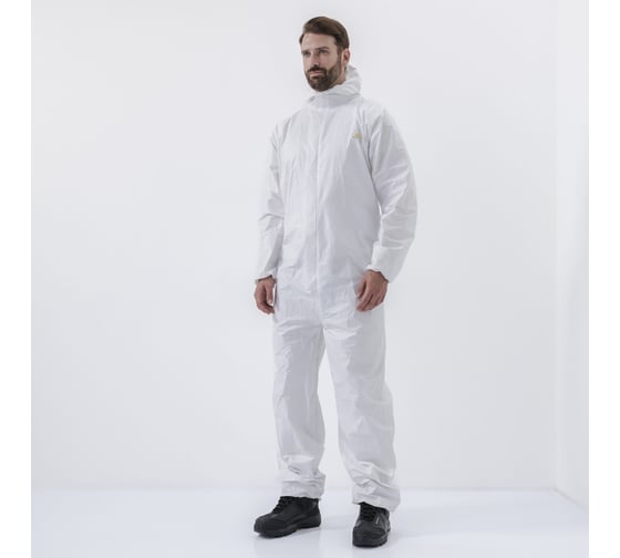 Изображение товара Комбинезон с капюшоном Delta Plus DT115, белый, размер L DT115GT