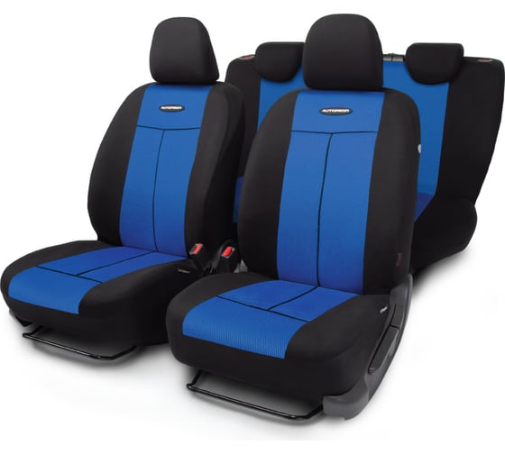 Изображение товара Автомобильные чехлы AUTOPROFI TT TT-902M BK/BL