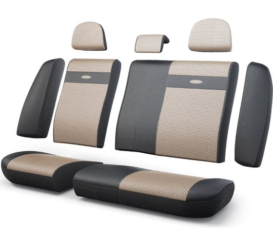 Изображение товара Авточехлы-трансформеры AUTOPROFI TRS-002G BK/L.BE