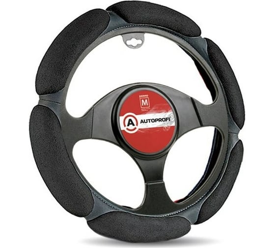 Изображение товара Оплётка руля AUTOPROFI SP-5026 BK L