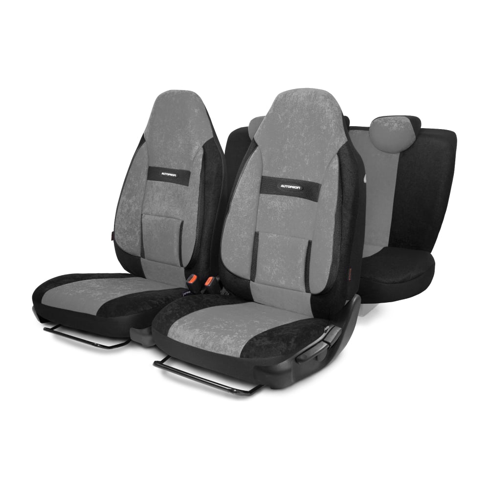 Изображение товара Авточехлы AUTOPROFI COMFORT COM-1105H BK/D.GY универсальные