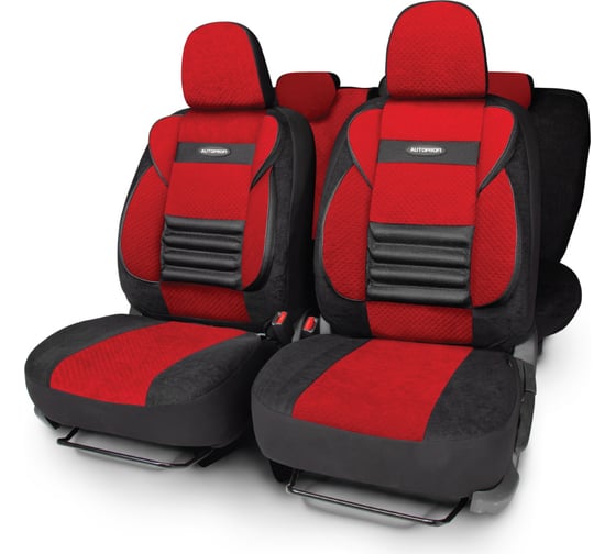 Изображение товара Авточехлы AUTOPROFI COMFORT COMBO CMB-1105 BK/RD