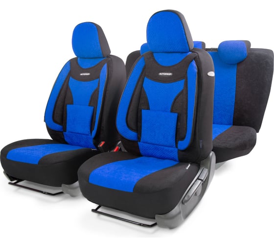Изображение товара Авточехлы AUTOPROFI EXTRA COMFORT ECO-1105 BK/BL