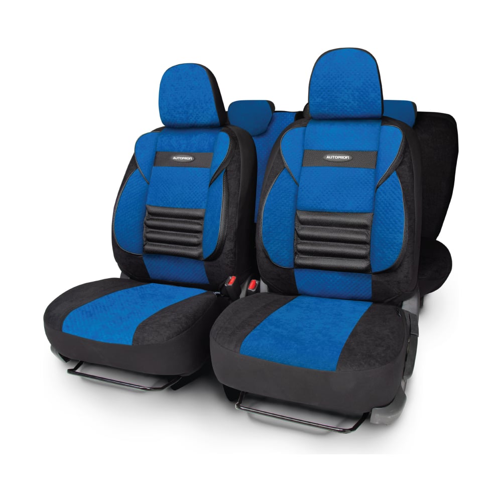 Изображение товара Авточехлы AUTOPROFI COMFORT COMBO CMB-1105 BK/BL для универсальных автомобилей
