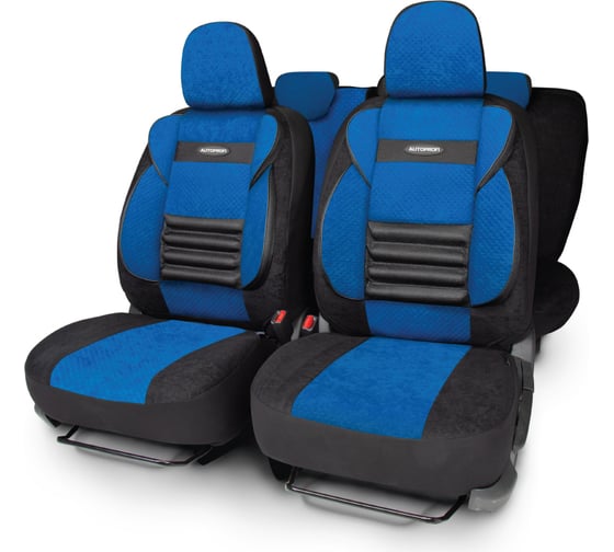 Изображение товара Авточехлы AUTOPROFI COMFORT COMBO CMB-1105 BK/BL