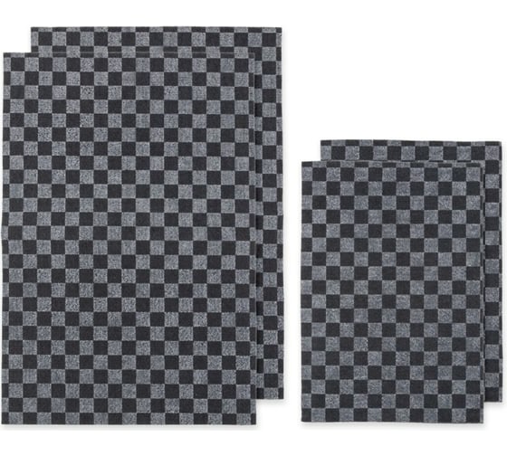 Изображение товара Влаговпитывающие коврики, 2 шт 38х50 + 2 шт. 38х25 AUTOPROFI WET-3850s GY