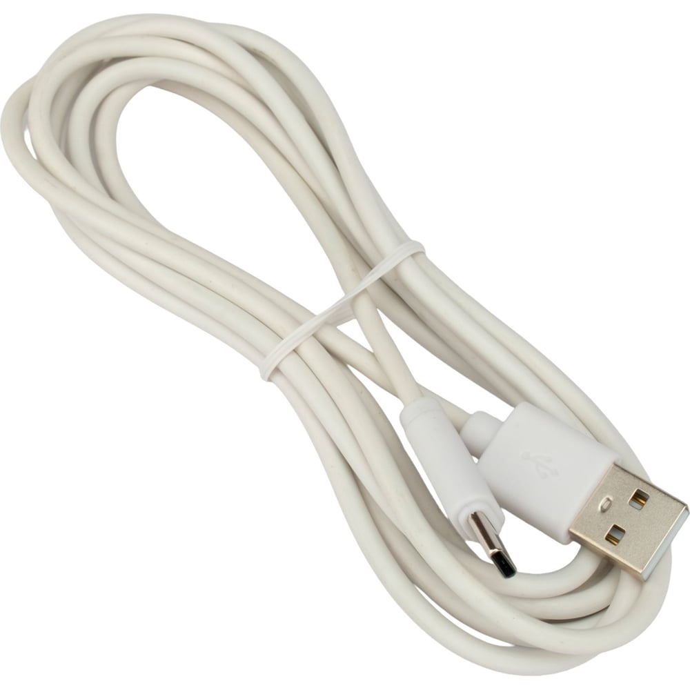 Изображение товара Кабель Гарнизон USB2.0 AM/Type-C, медь, 1.8м, белый, пакет GCC-USB2-AMCM-6-W
