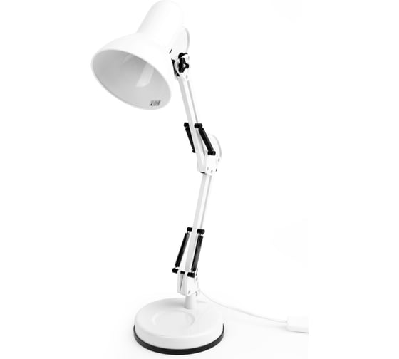 Изображение товара Настольный светильник Camelion KD-313 C01 белый, 230В, 40Вт, E27 13639