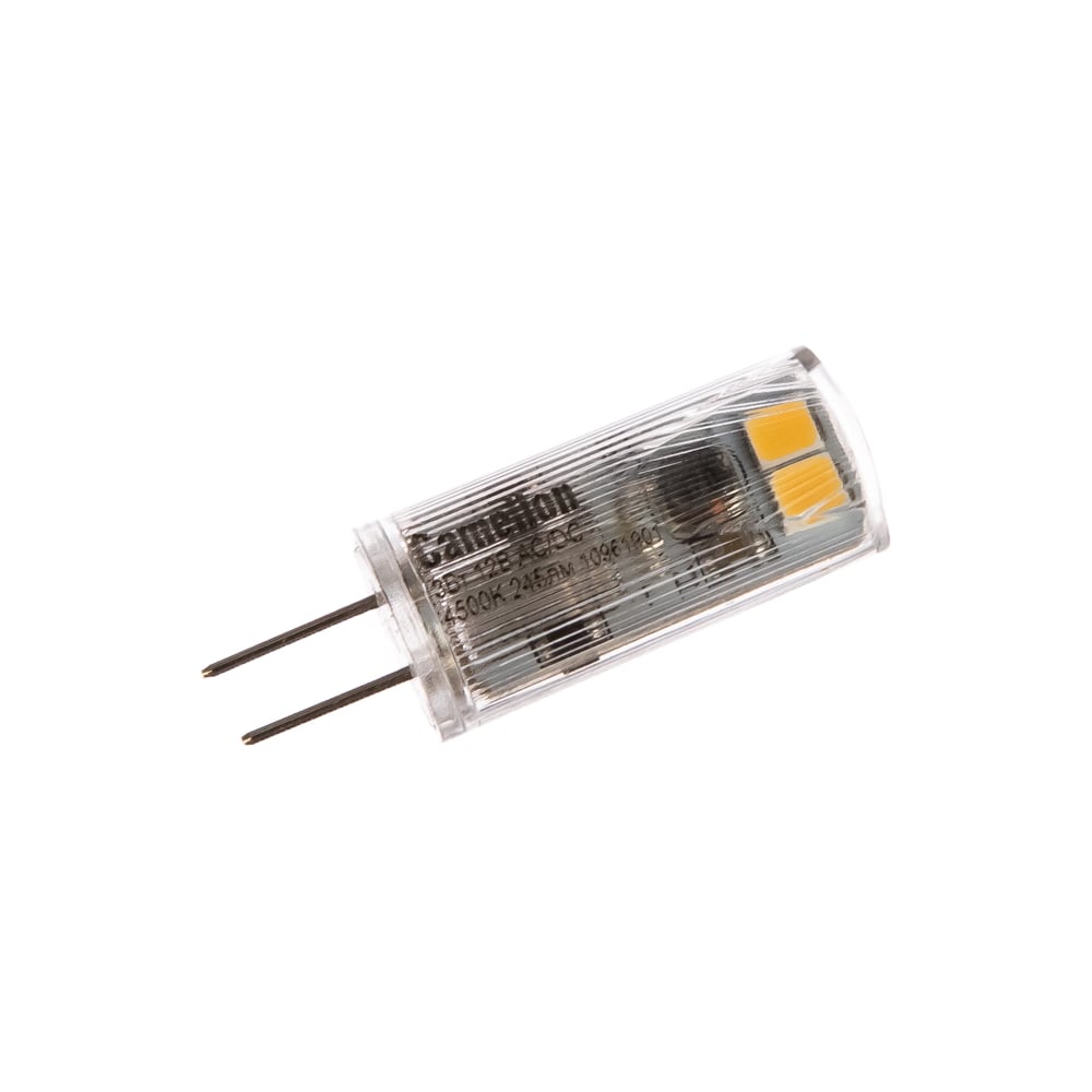 фото Светодиодная лампа camelion led3-g4-jc-nf/845/g4 3вт 12в ac/dc 13701