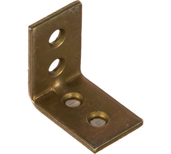 Изображение товара Мебельный узкий уголок ЗУБР УМ-2.0 25х25х17 х 2мм желтый цинк 31031-25