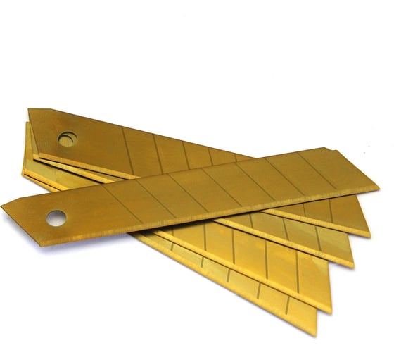 Изображение товара Лезвие сегментированное с титановым покрытием (5 шт; 18 мм) для ножей RAGE By VIRA 832018