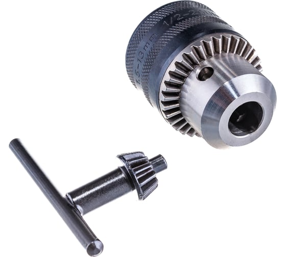 Изображение товара Патрон ударный ключевой, с ключом в комплекте (13 мм; 1/2; 1.5-13 мм) для дрели ЗУБР 2908-13-1/2_z02