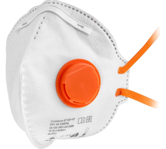 Изображение товара Складной респиратор STARTUL FFP1 NR с клапаном выдоха ST7321-07