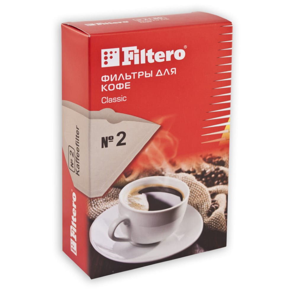 Комплект фильтров для кофе FILTERO фильтр для кофе filtero 4 80 коричневый
