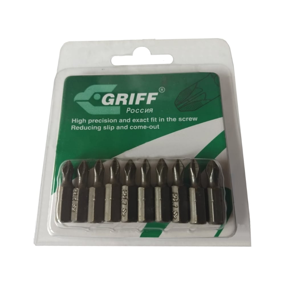 Бита для отвертки GRIFF двухсторонняя бита для отвертки griff