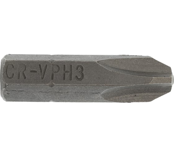 Изображение товара Биты для отвертки PH3х25 мм, 1/4 Hex, CrV, 24 шт. GRIFF 019165