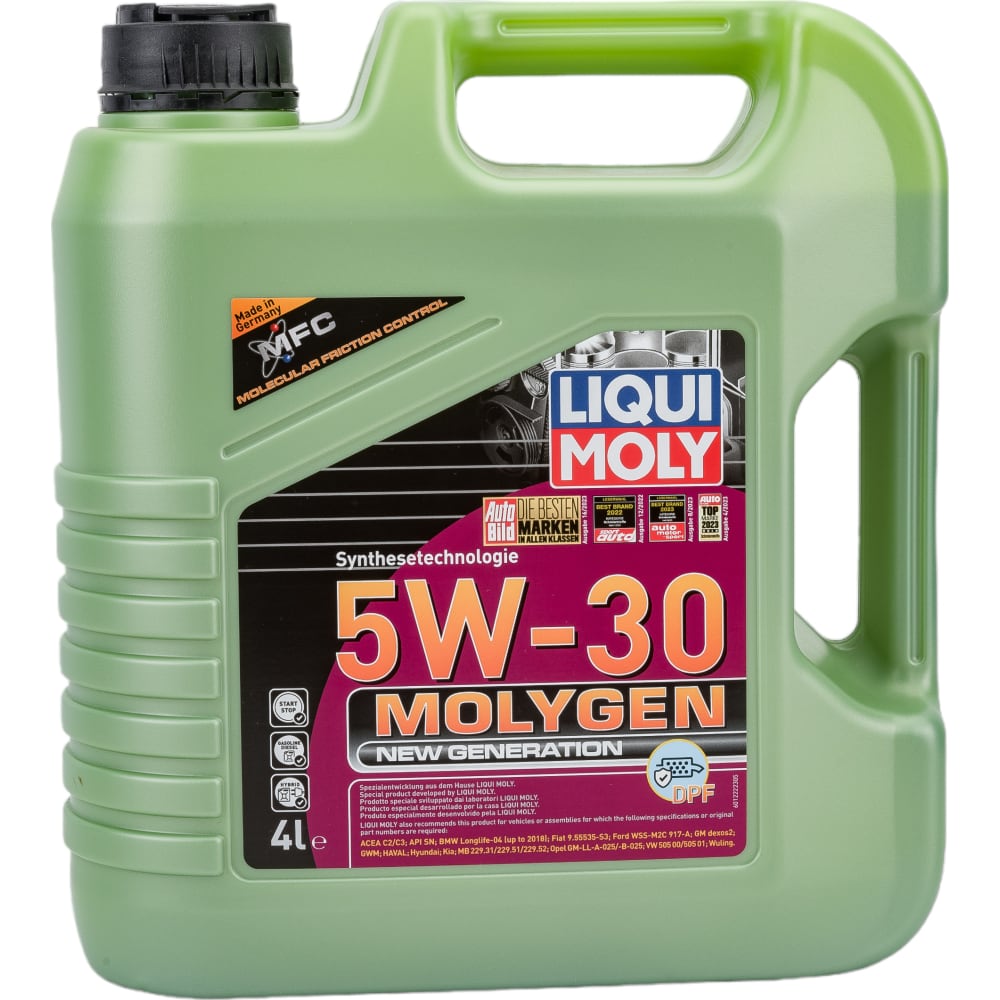 НС-синтетическое моторное масло LIQUI MOLY масло моторное liqui moly mos2 leichtlauf 10w 40 4 л