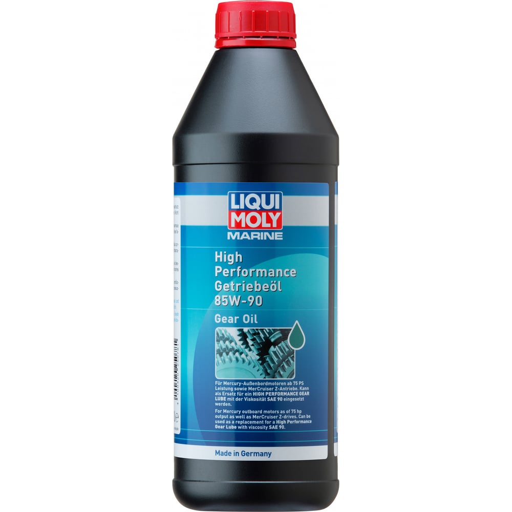 фото Масло минеральное трансмиссионное для водной техники marine high performance gear oil 85w-90, 1 л liqui moly 25079