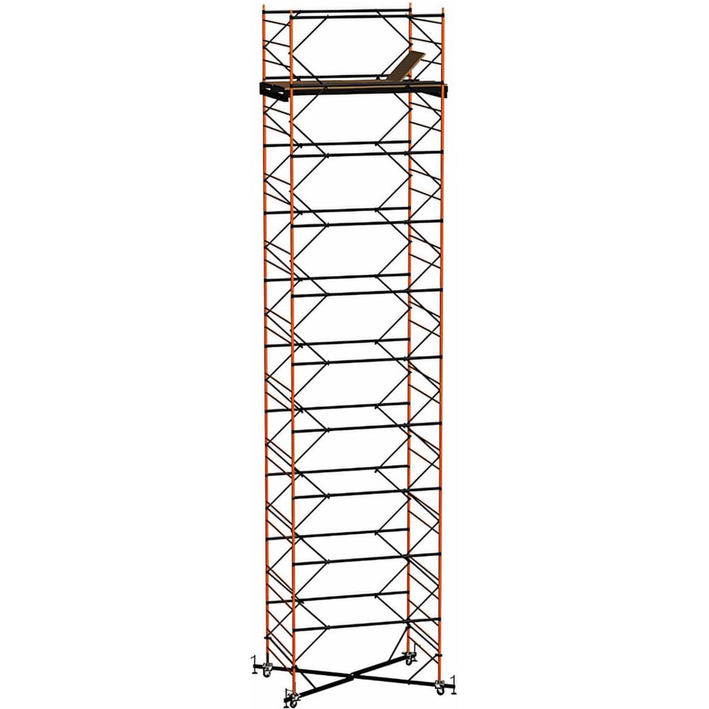 Изображение товара Вышка-тура РИНСТРОЙ РИН Витязь 1.6x2.4 м, высота 12.2 м, сталь/фанера