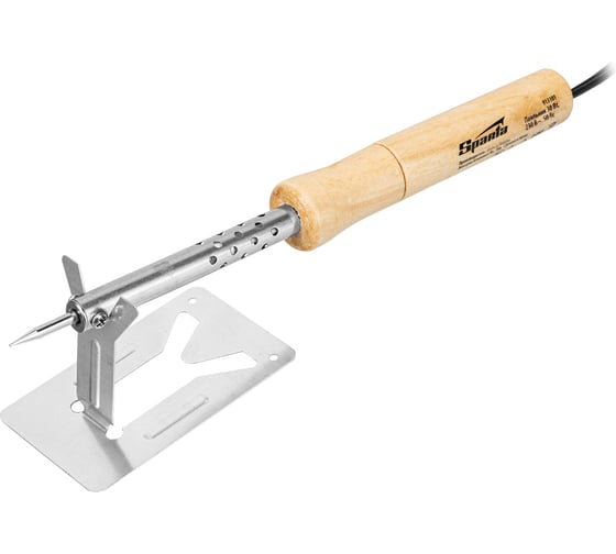 Изображение товара Паяльник с ручкой из дерева SPARTA 30 Вт, 220 В 913101