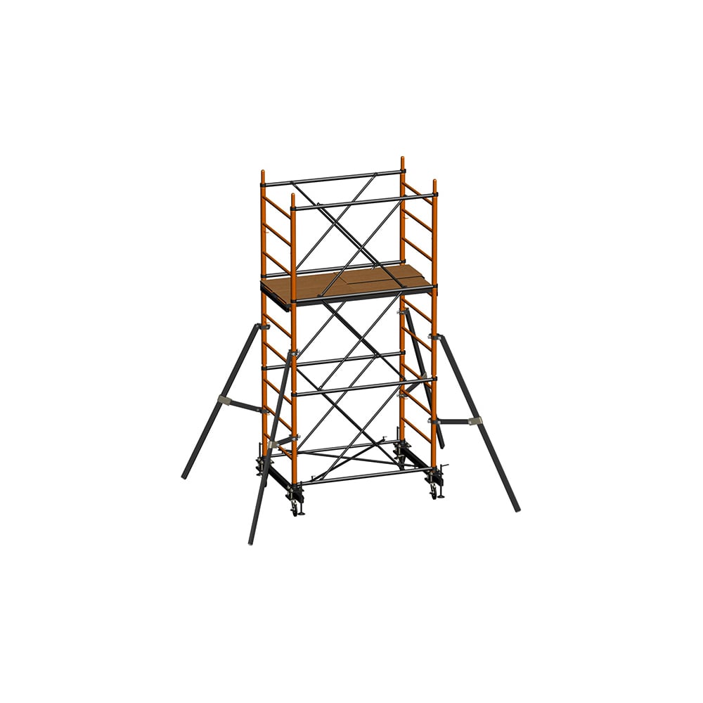 Изображение товара Вышка-тура РИНСТРОЙ РИН Omega 1.7x0.9 м, max высота 3.8 м, надежная и мобильная
