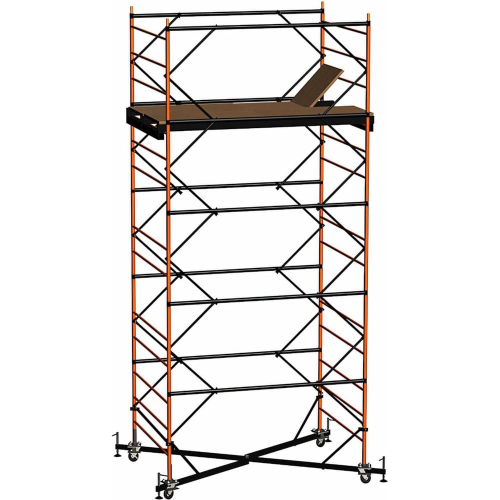 Изображение товара Вышка-тура РИНСТРОЙ Витязь 1.6x2.4 м, H=6.2 м надежная строительная вышка