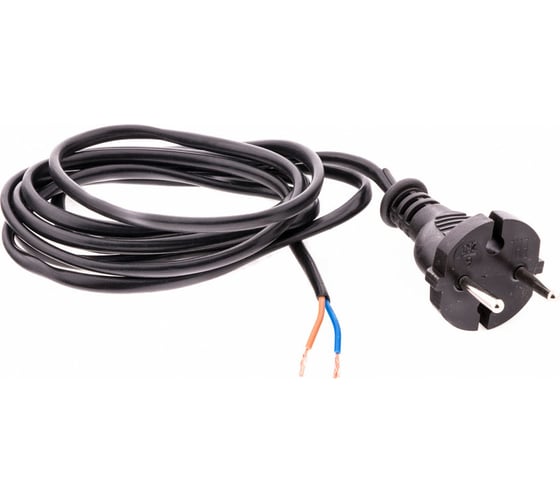 Изображение товара Электрический соединительный шнур для настольной лампы СИБРТЕХ 1,7м, 120Вт, чёрный, тип V-1 96015