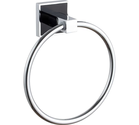 Изображение товара Кольцо для полотенца Zenfort коллекция "генезис", черный, 102336